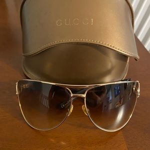 Gucci 2834/S Oversized Aviator Sunglasses